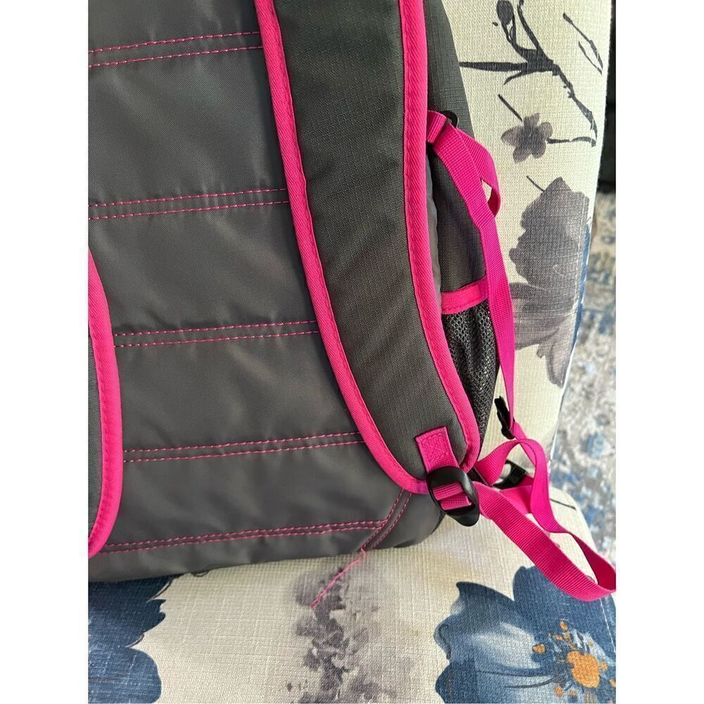 High Sierra Grip Pink and Gray Large Backpack - Picture 6 of 12